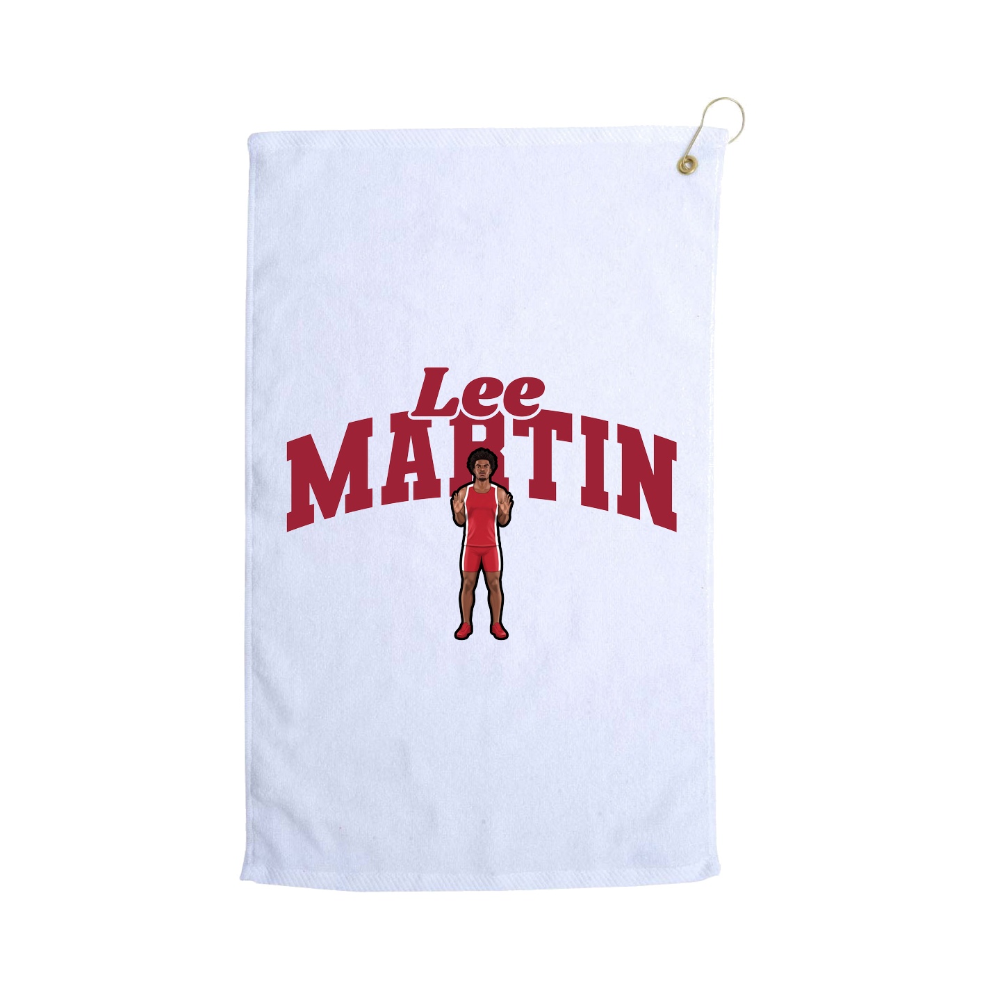 Golf Towel — Signature Arch in White