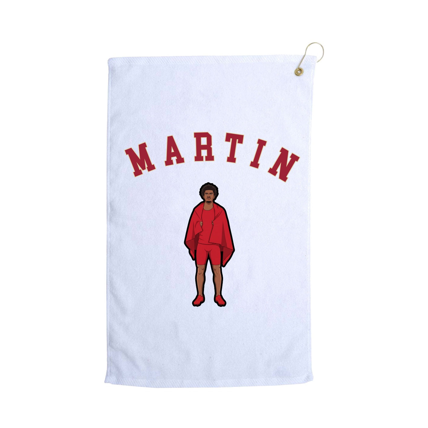 Golf Towel — Shirsey Arch in White