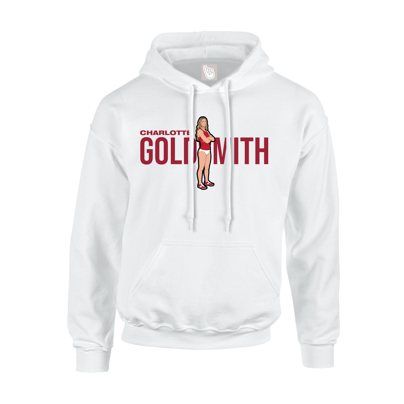 Hoodie — Player Name in White