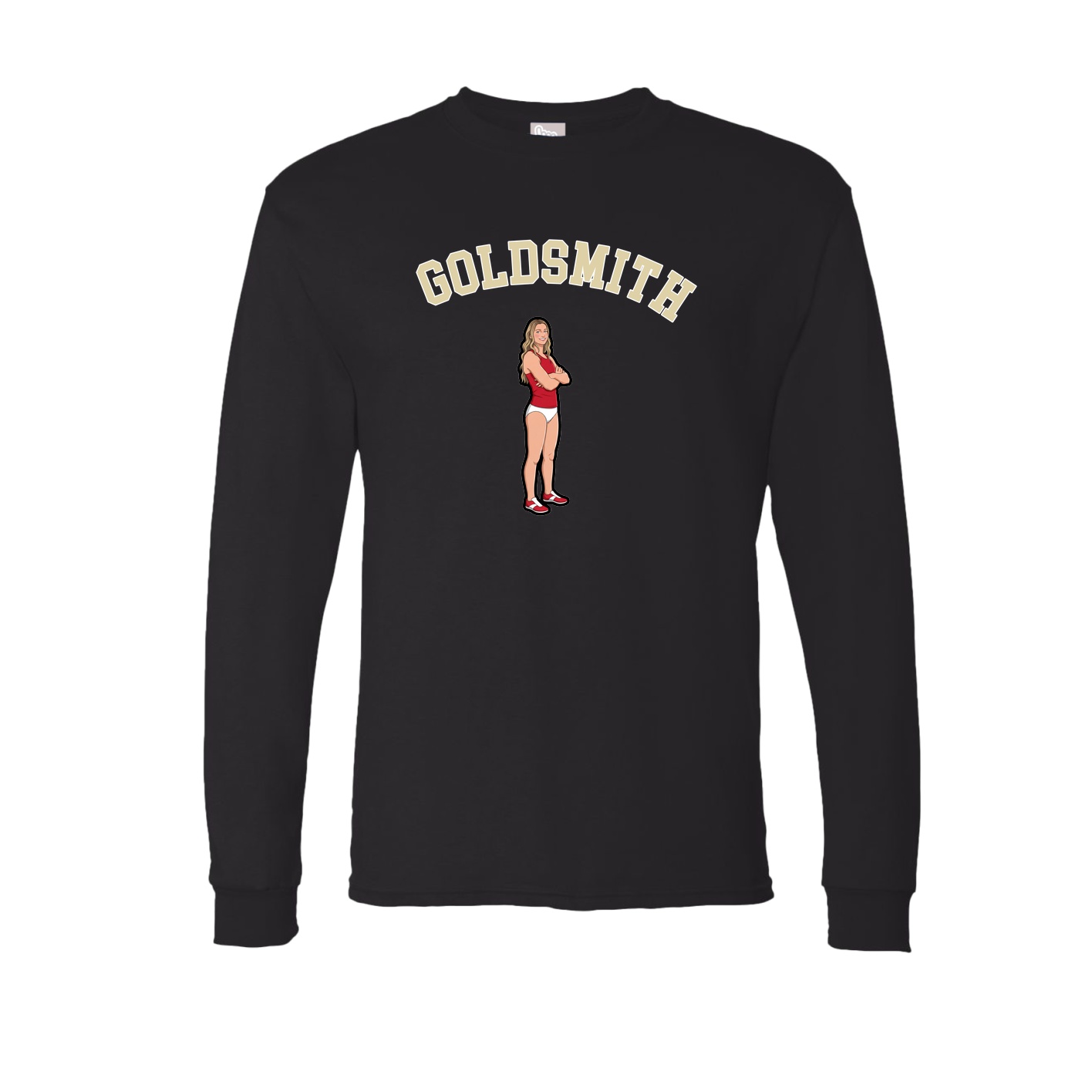 Long Sleeve Tee — Shirsey Arch in Black