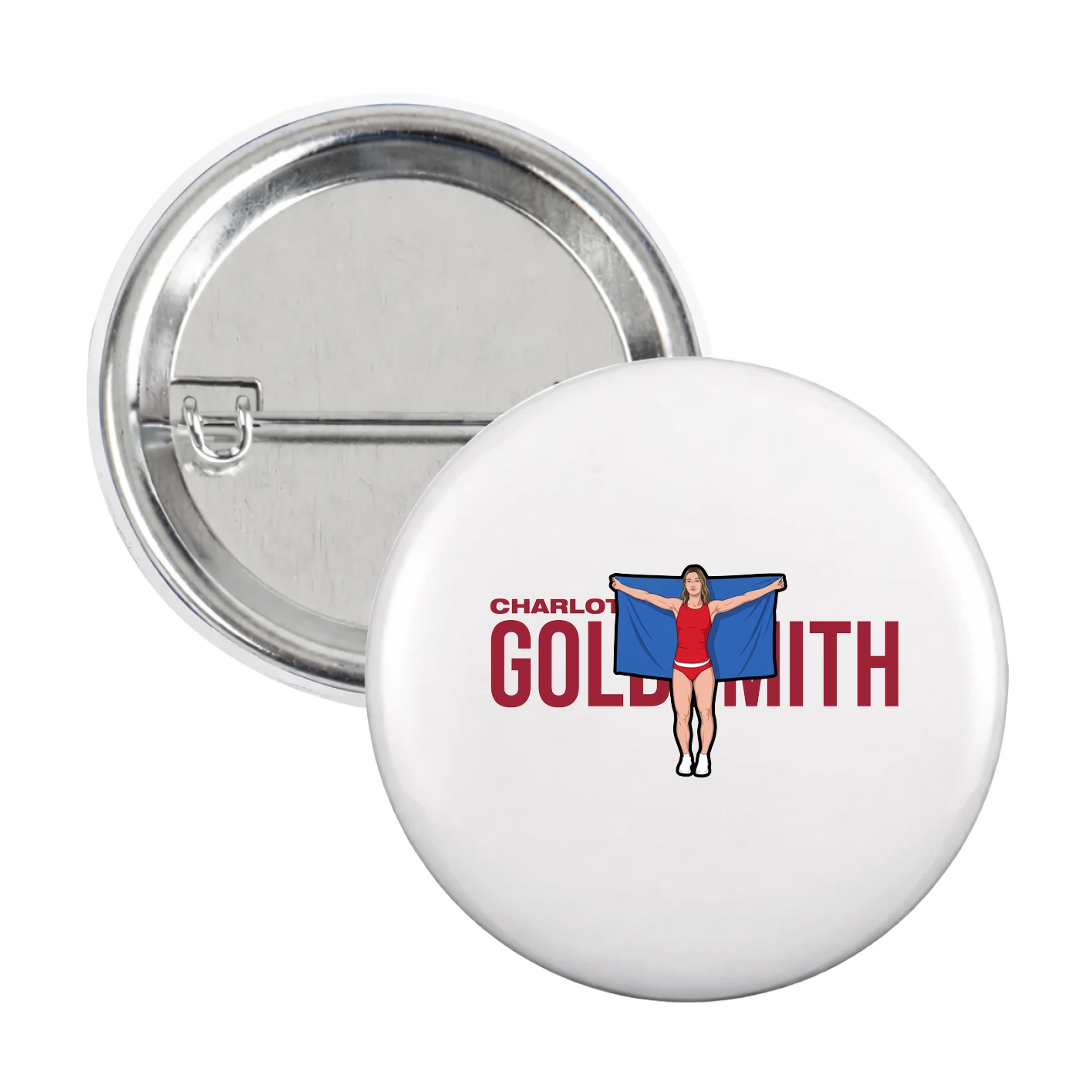 Game Day Button — Player Name in White