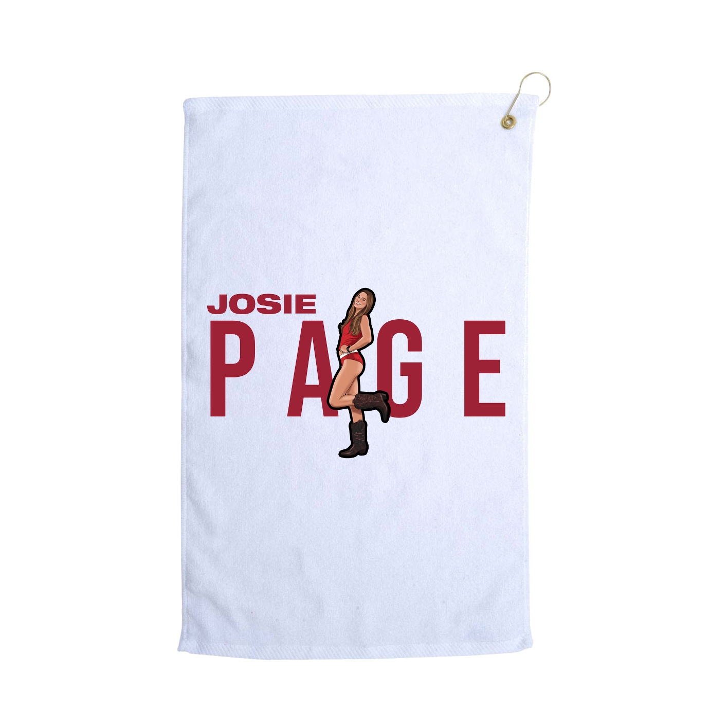 Golf Towel — Player Name in White