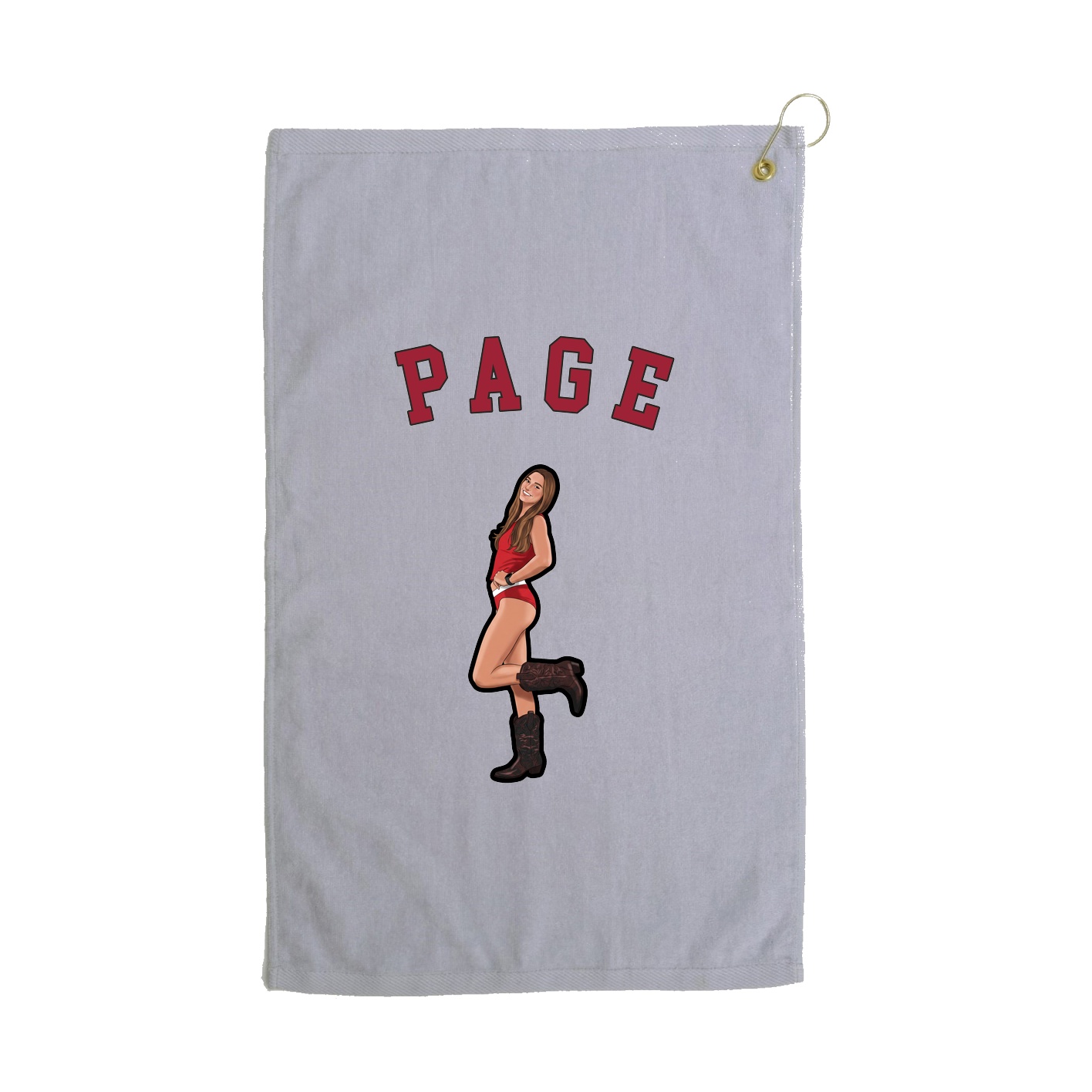 Golf Towel — Shirsey Arch in Grey