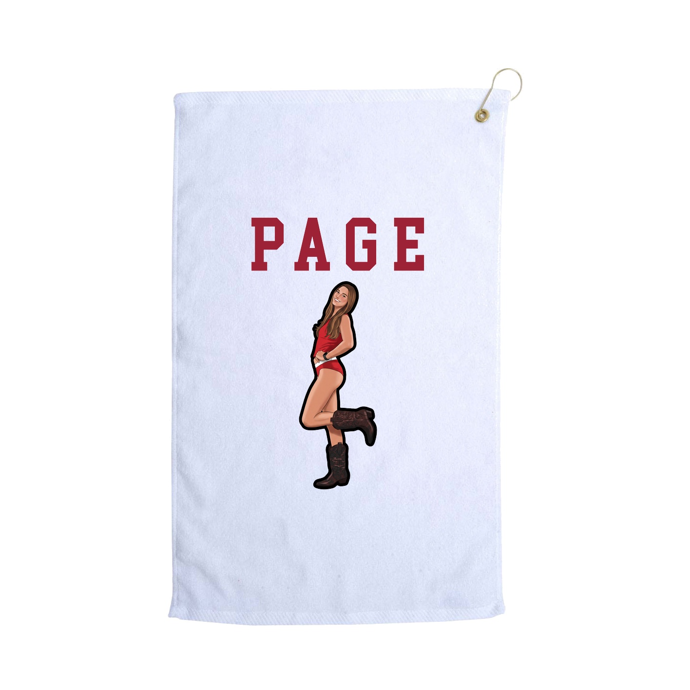 Golf Towel — Shirsey in White