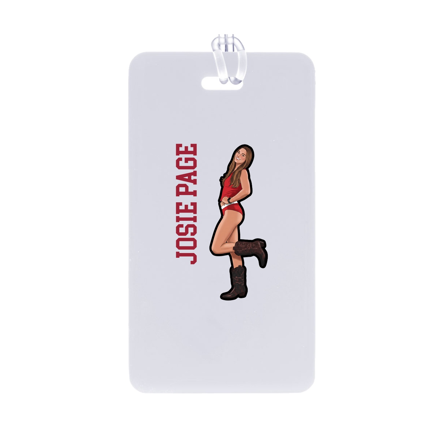 Bag Tag — Name Vertical in Classic