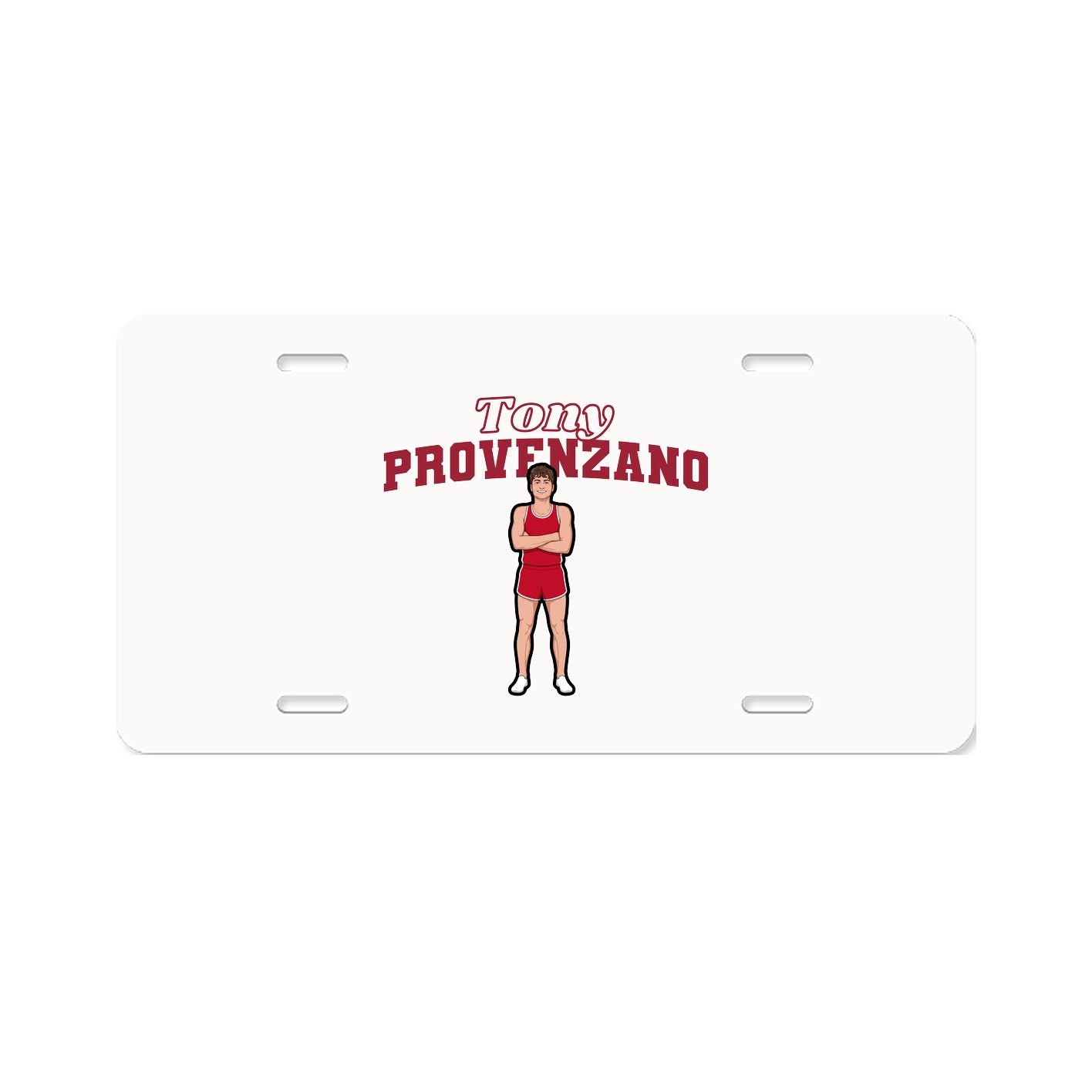 License Plate — Name Arch in Classic