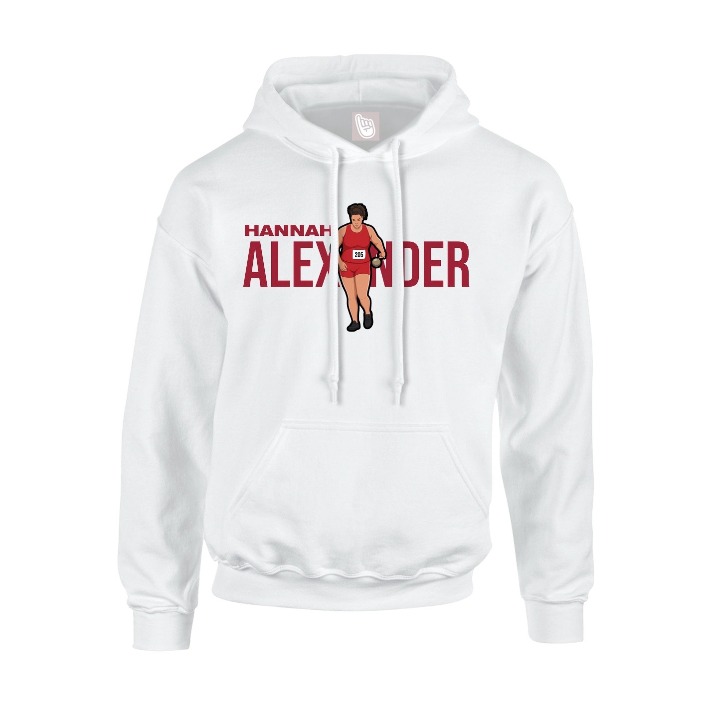 Hoodie — Player Name in White