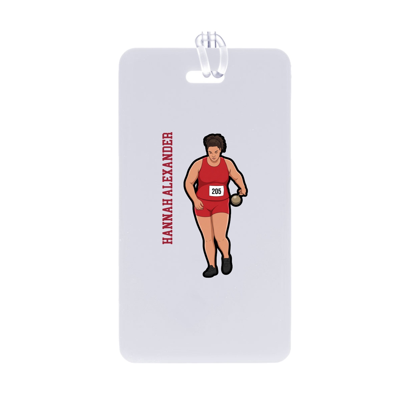 Bag Tag — Name Vertical in Classic