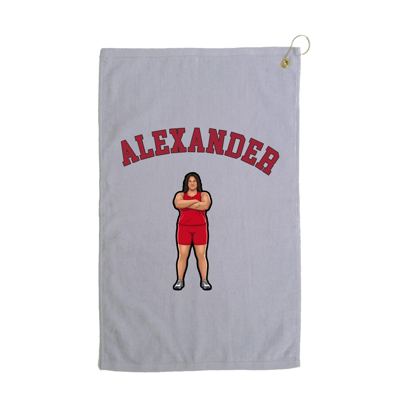 Golf Towel — Shirsey Arch in Grey