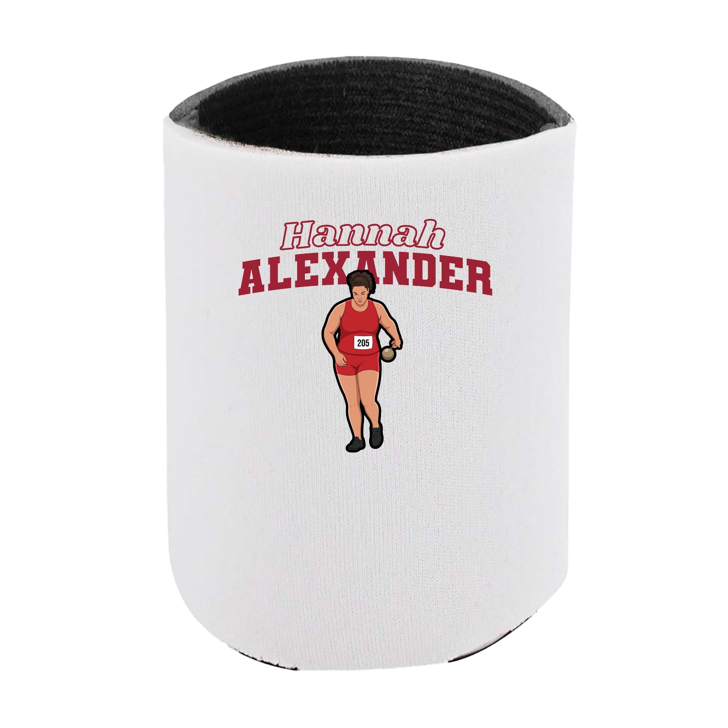 Can Holder — Name Arch in White