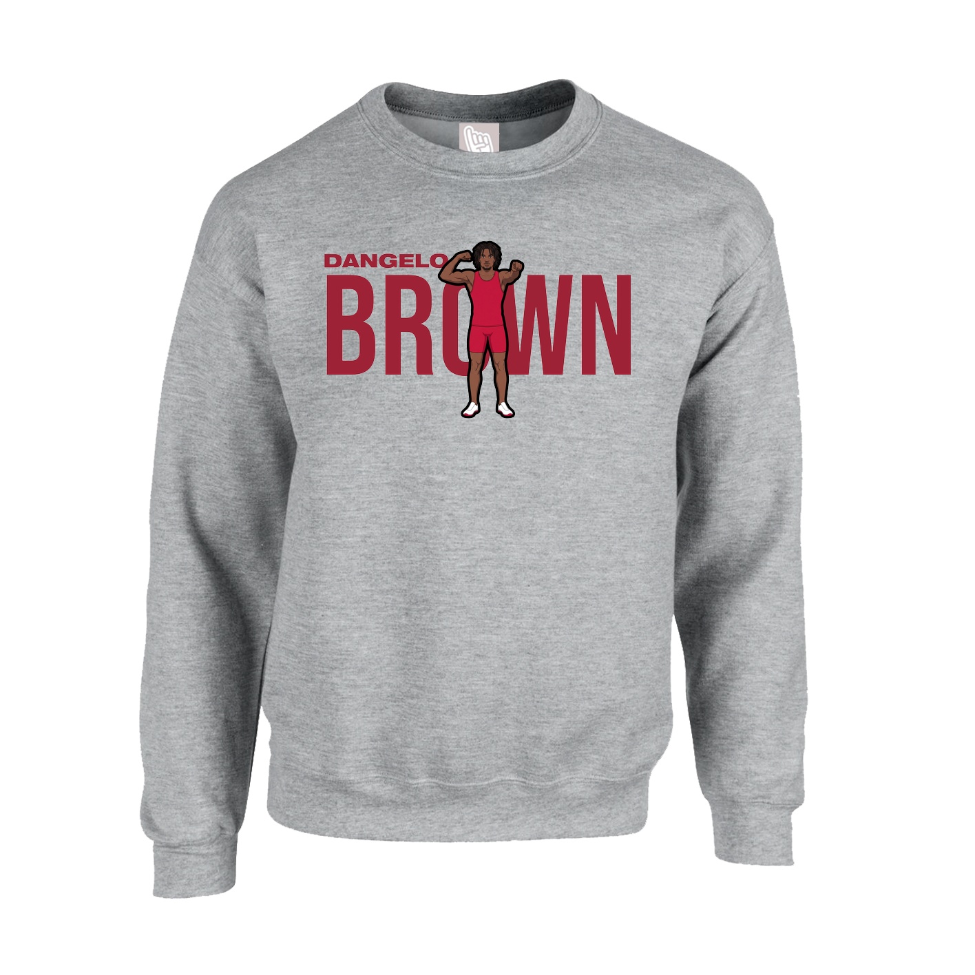 Fleece Crew — Player Name in Grey