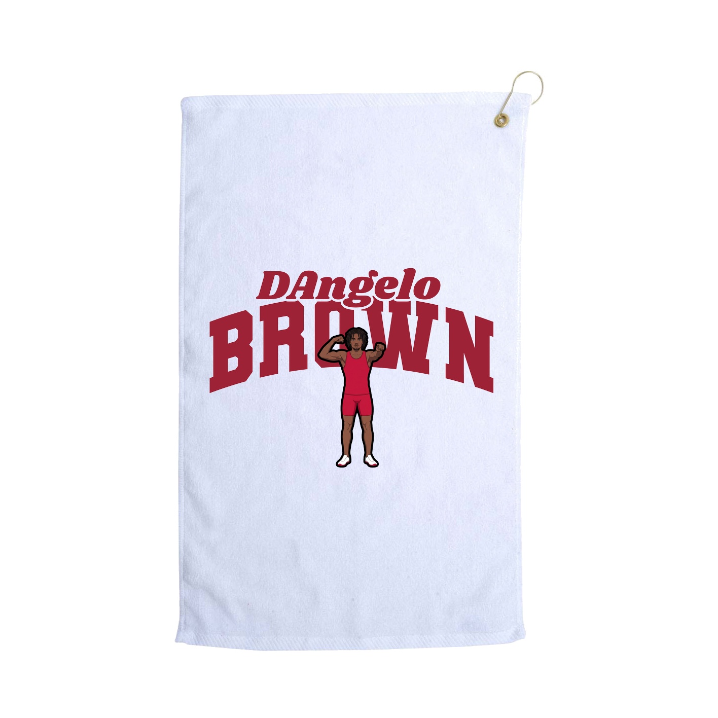 Golf Towel — Signature Arch in White