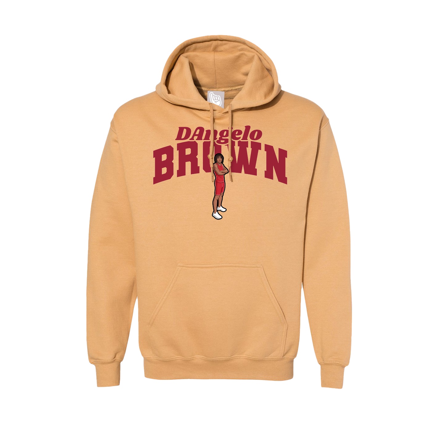 Hoodie — Signature Arch in Vegas Gold