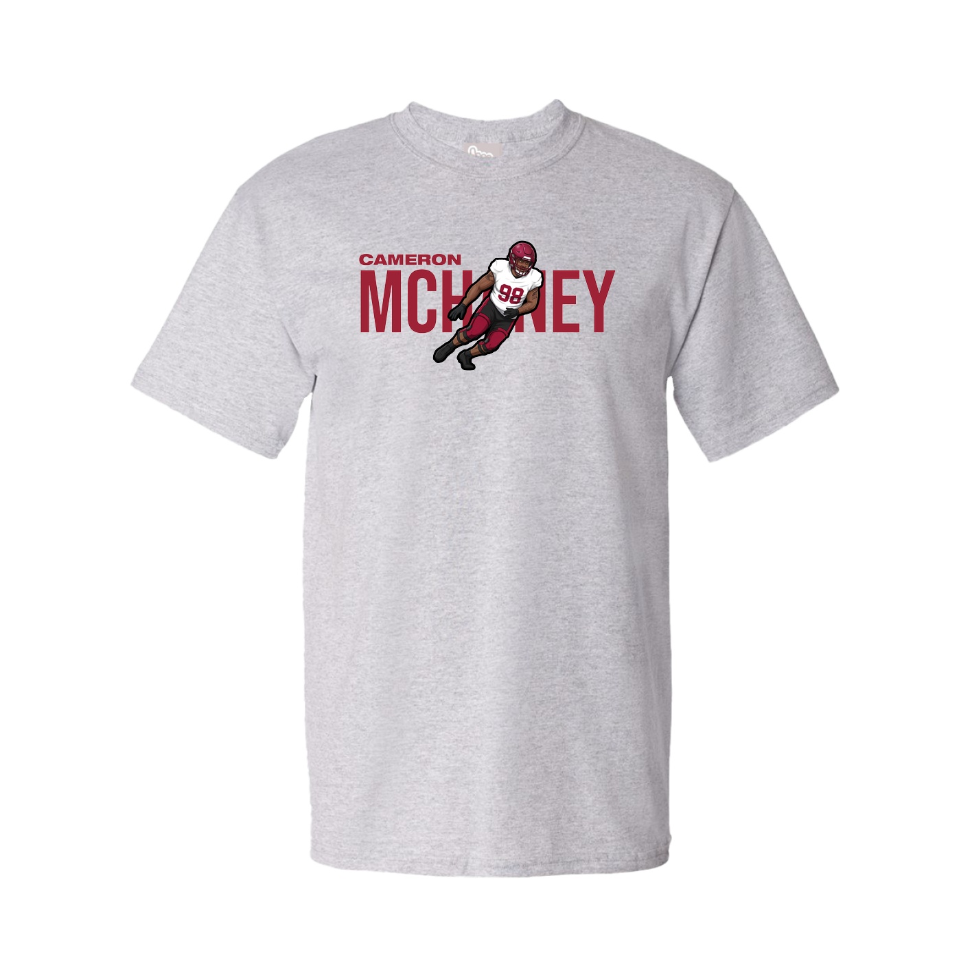 Youth Tee — Player Name in Grey