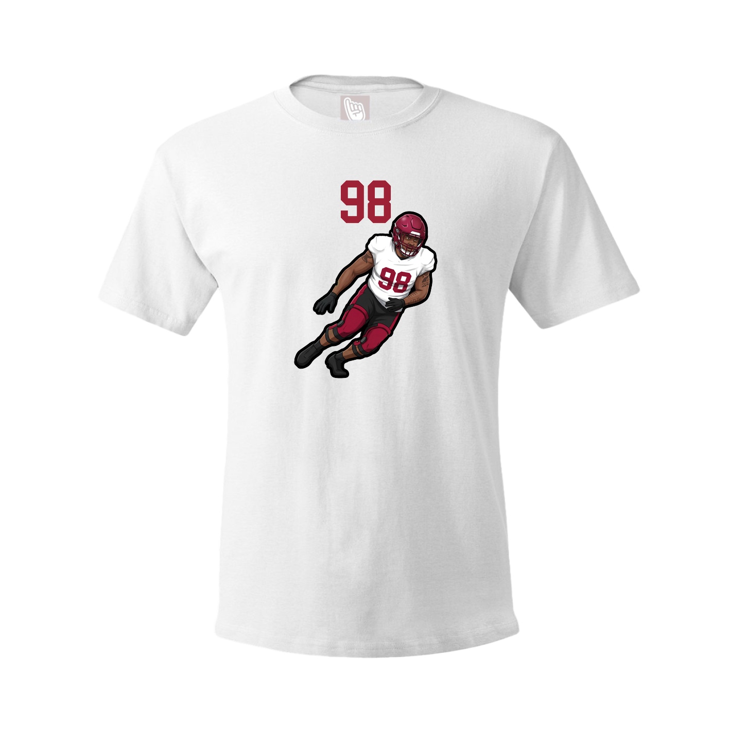 Tee — Number Top in White