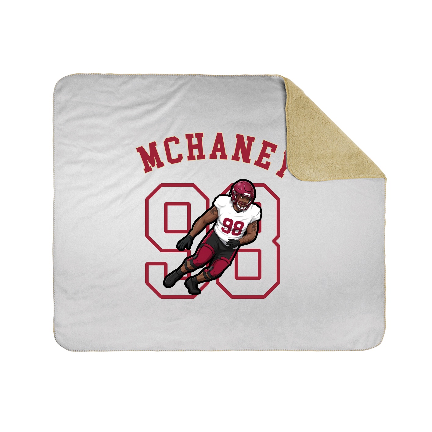 Throw Blanket — Shirsey Arch in White