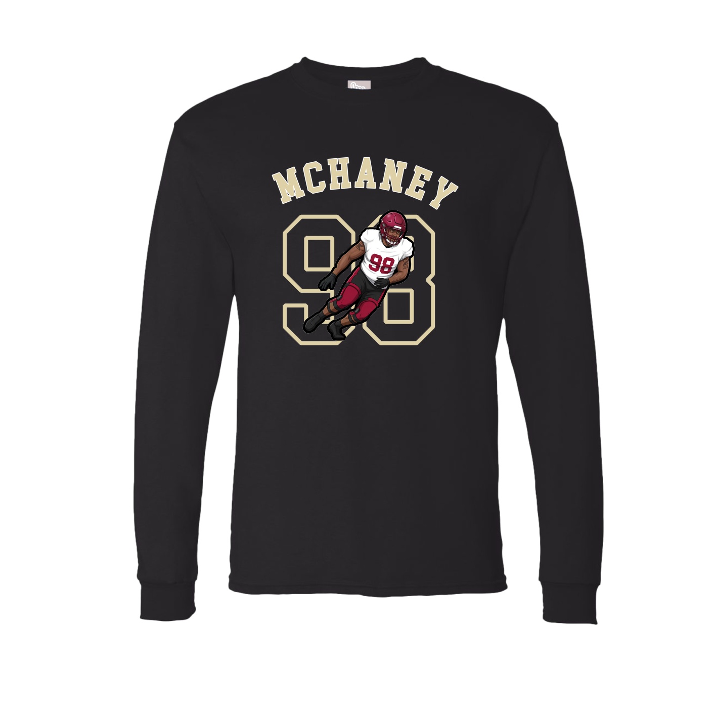 Long Sleeve Tee — Shirsey Arch in Black