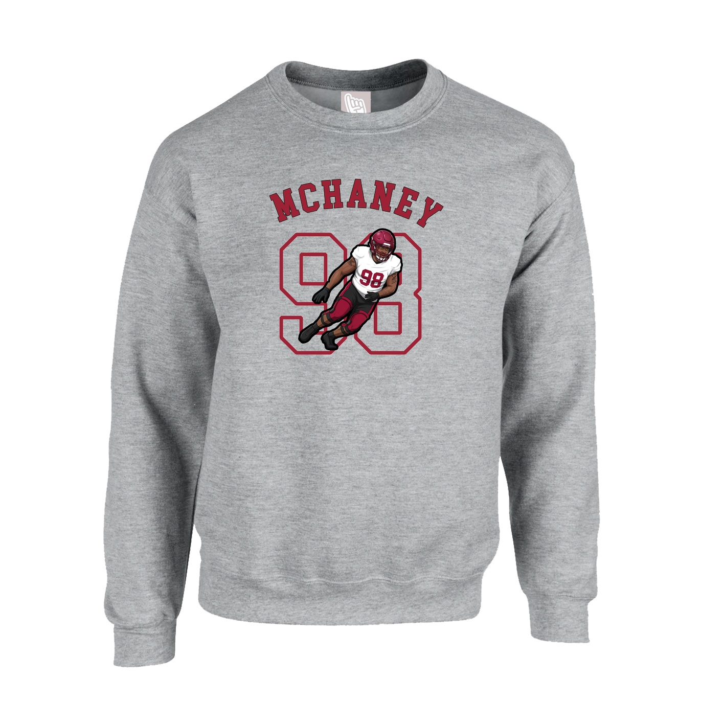 Fleece Crew — Shirsey Arch in Grey