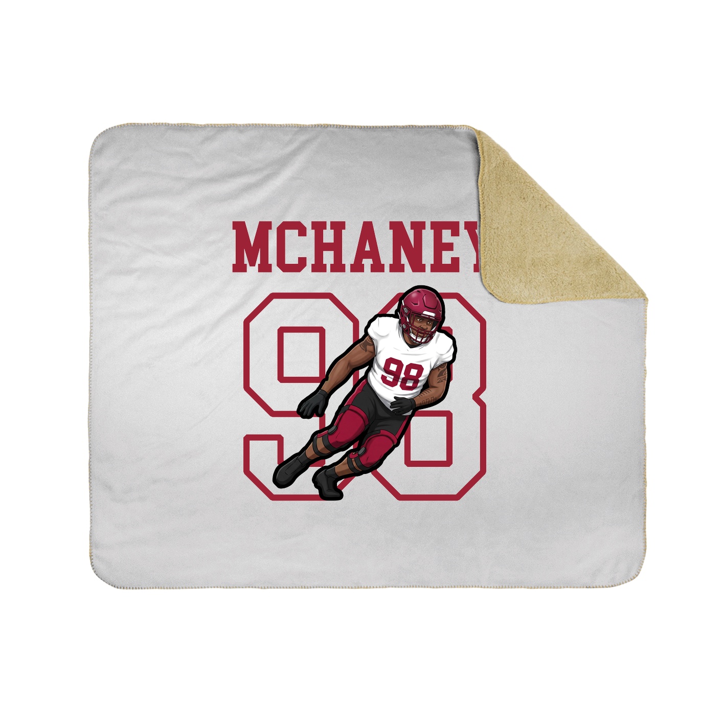 Throw Blanket — Shirsey in White