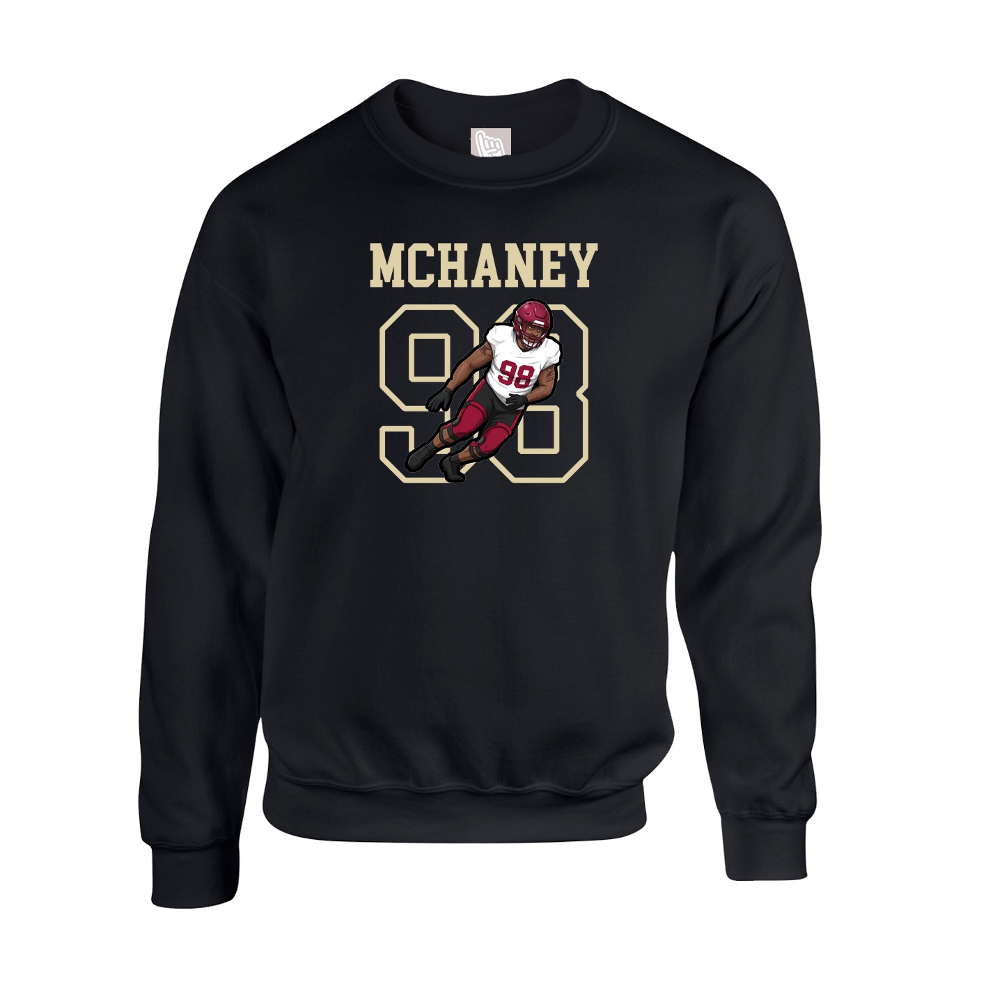 Fleece Crew — Shirsey in Black