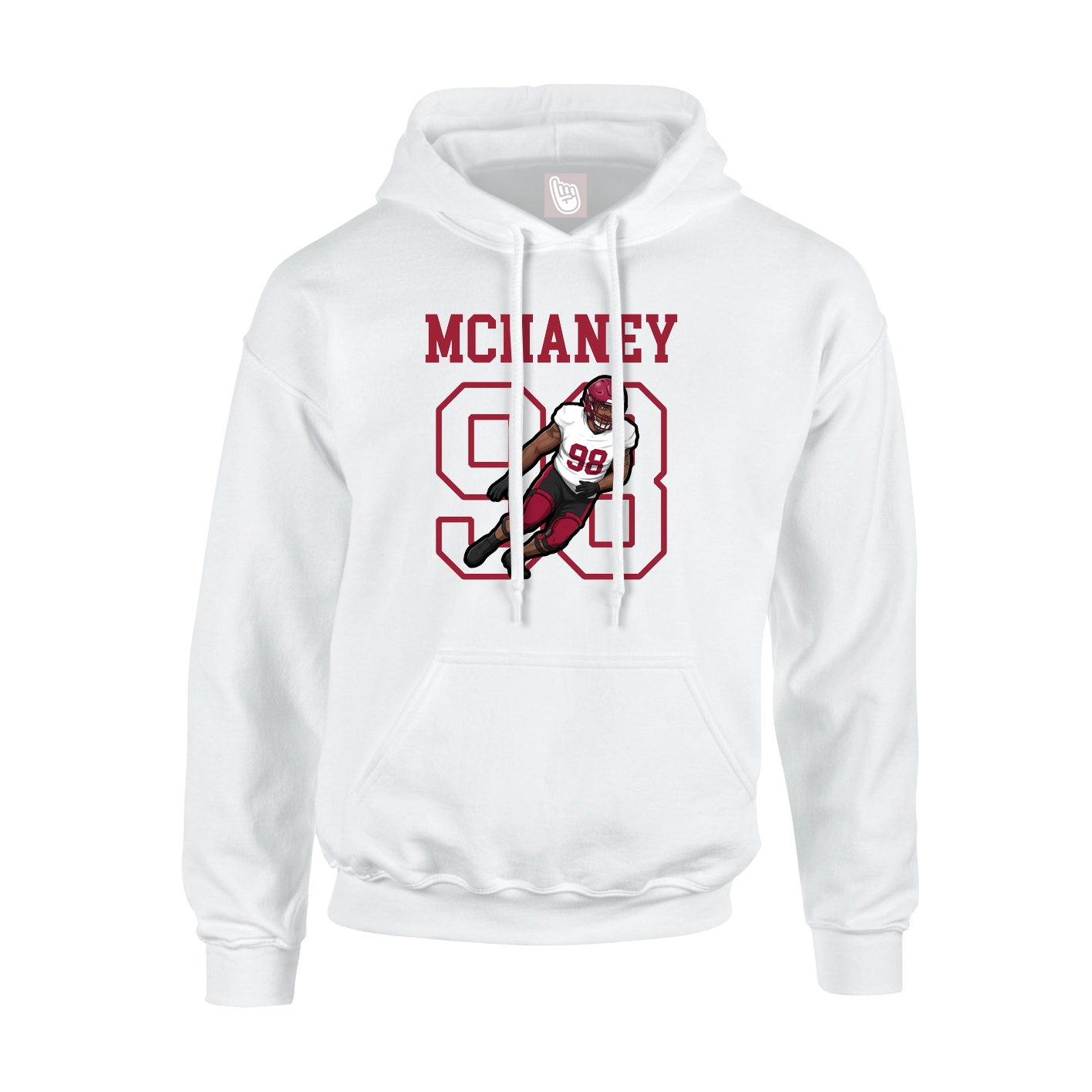 Youth Hoodie — Shirsey in White