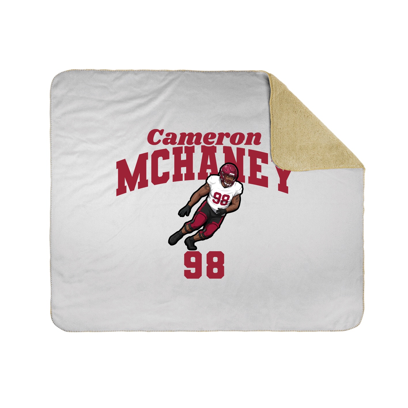 Throw Blanket — Signature Arch in White