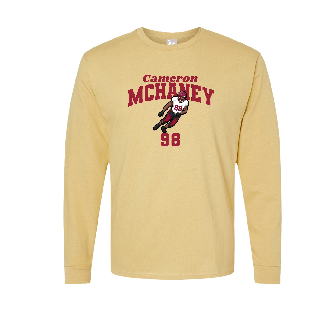 Long Sleeve Tee — Signature Arch in Vegas Gold