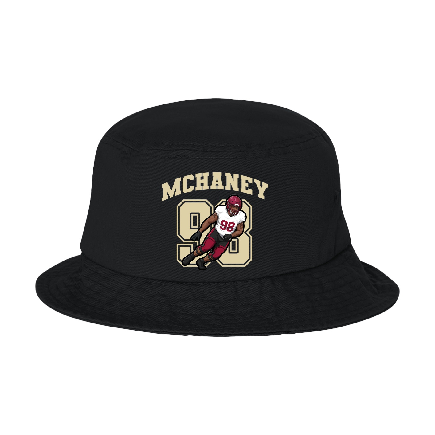 Bucket Cap — Number in Black