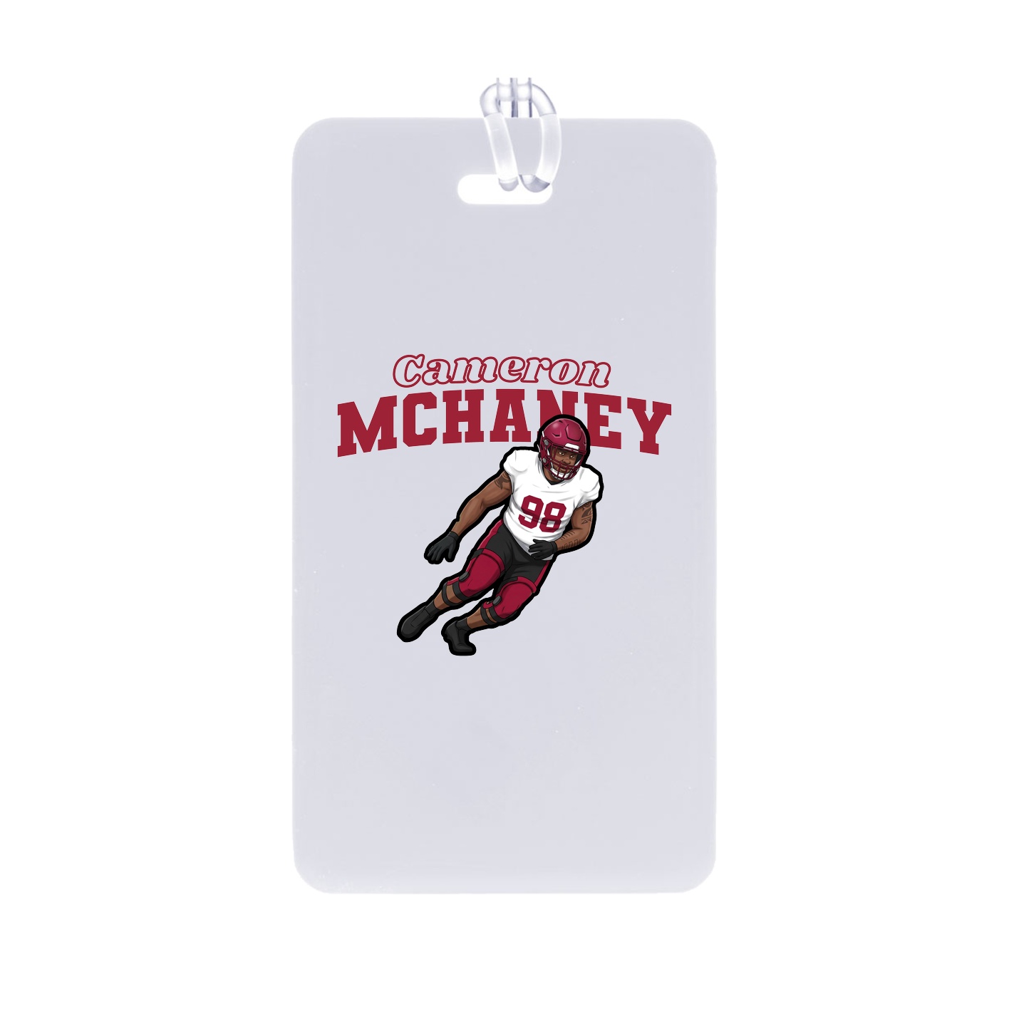 Bag Tag — Name Arch in Classic