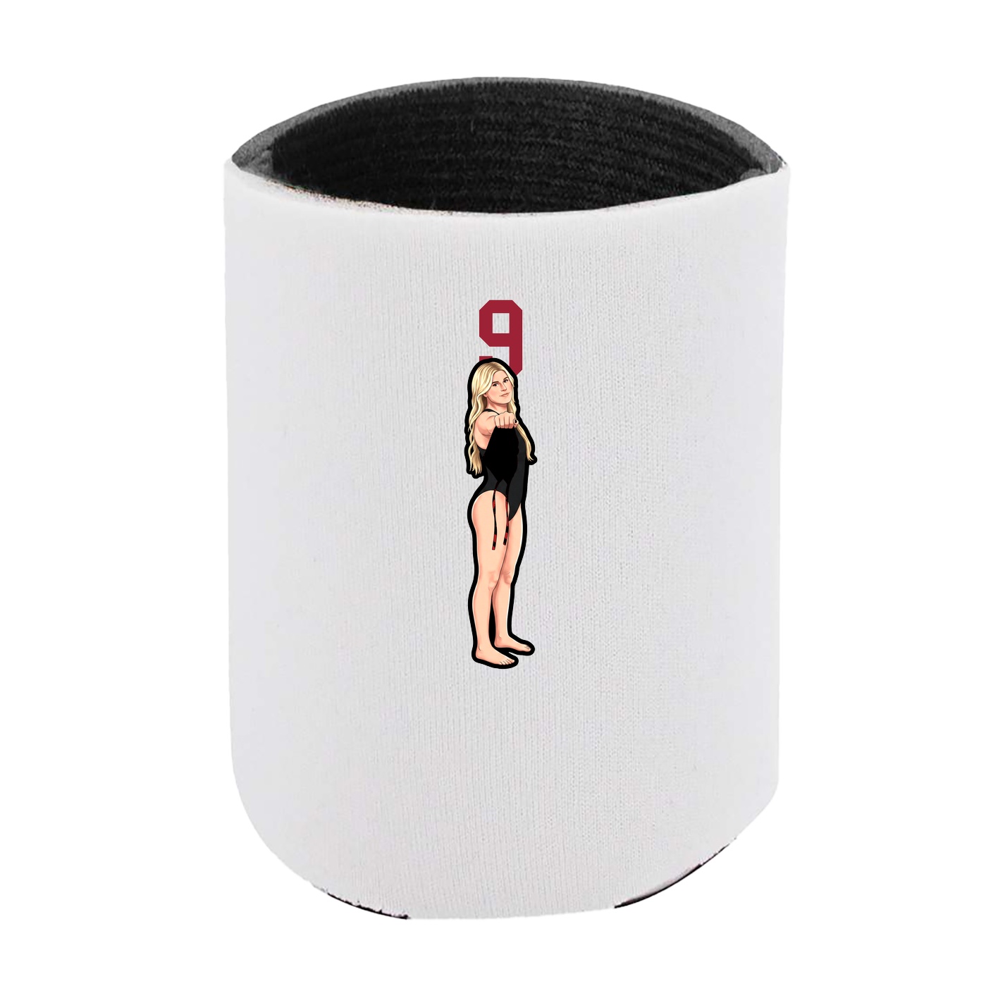 Can Holder — Number Top in White