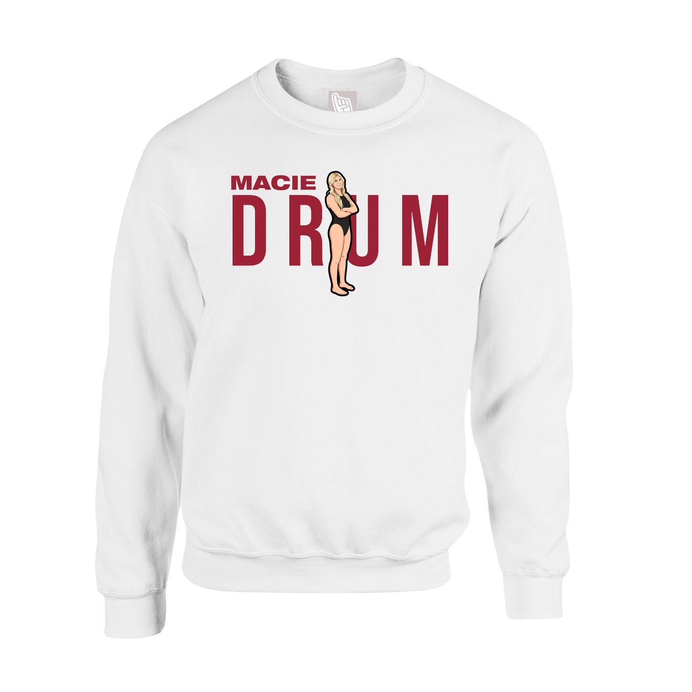 Fleece Crew — Player Name in White