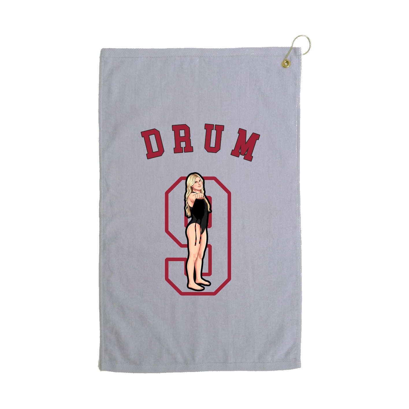 Golf Towel — Shirsey Arch in Grey