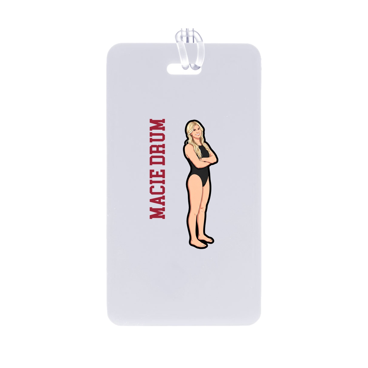 Bag Tag — Name Vertical in Classic