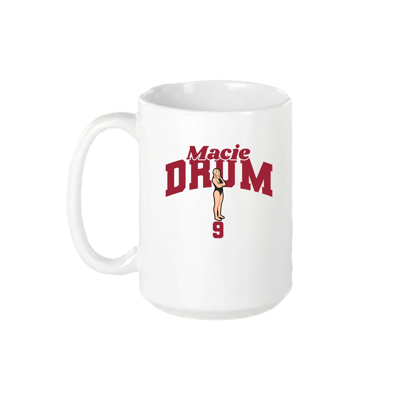 15oz Coffee Mug — Signature Arch in White