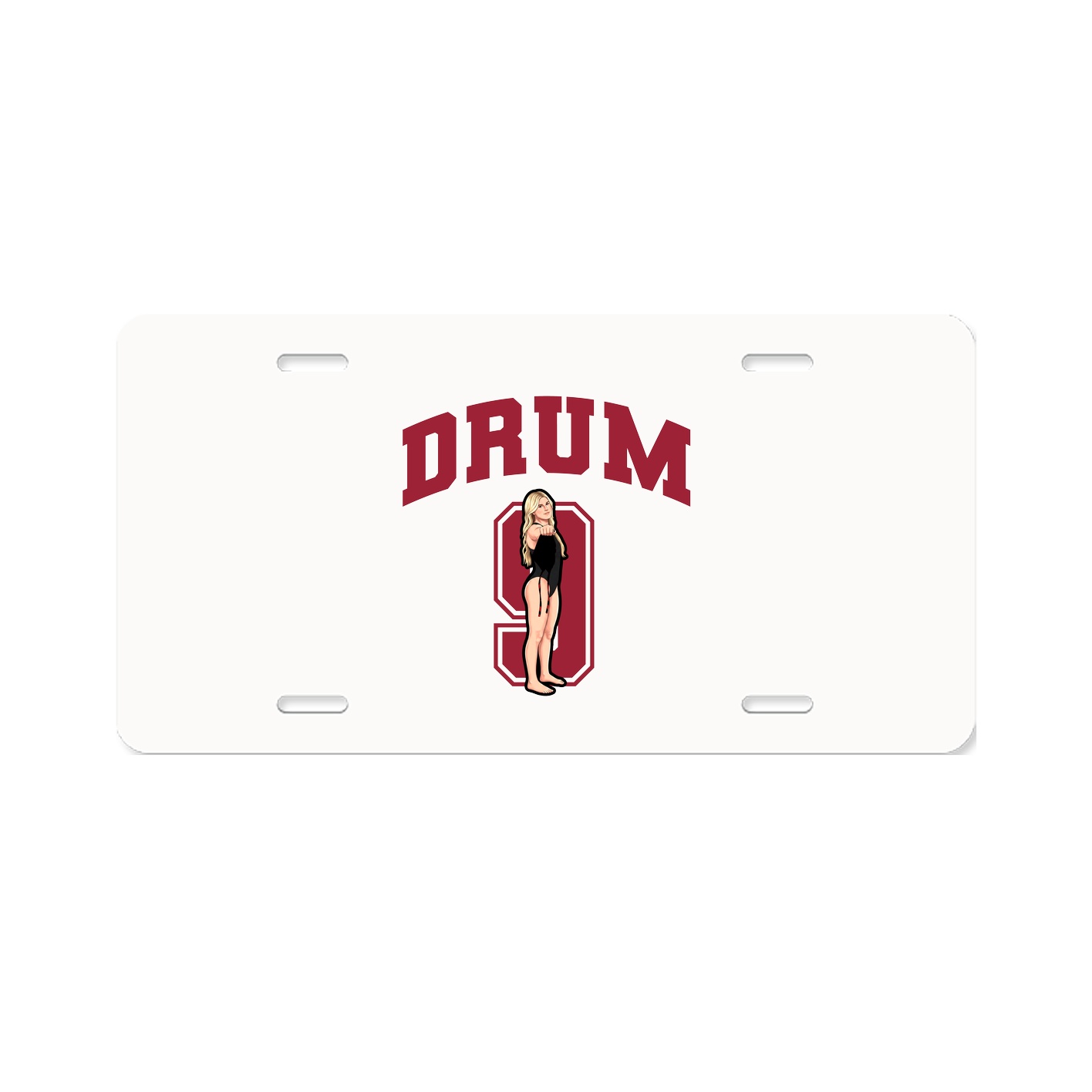 License Plate — Number in Classic