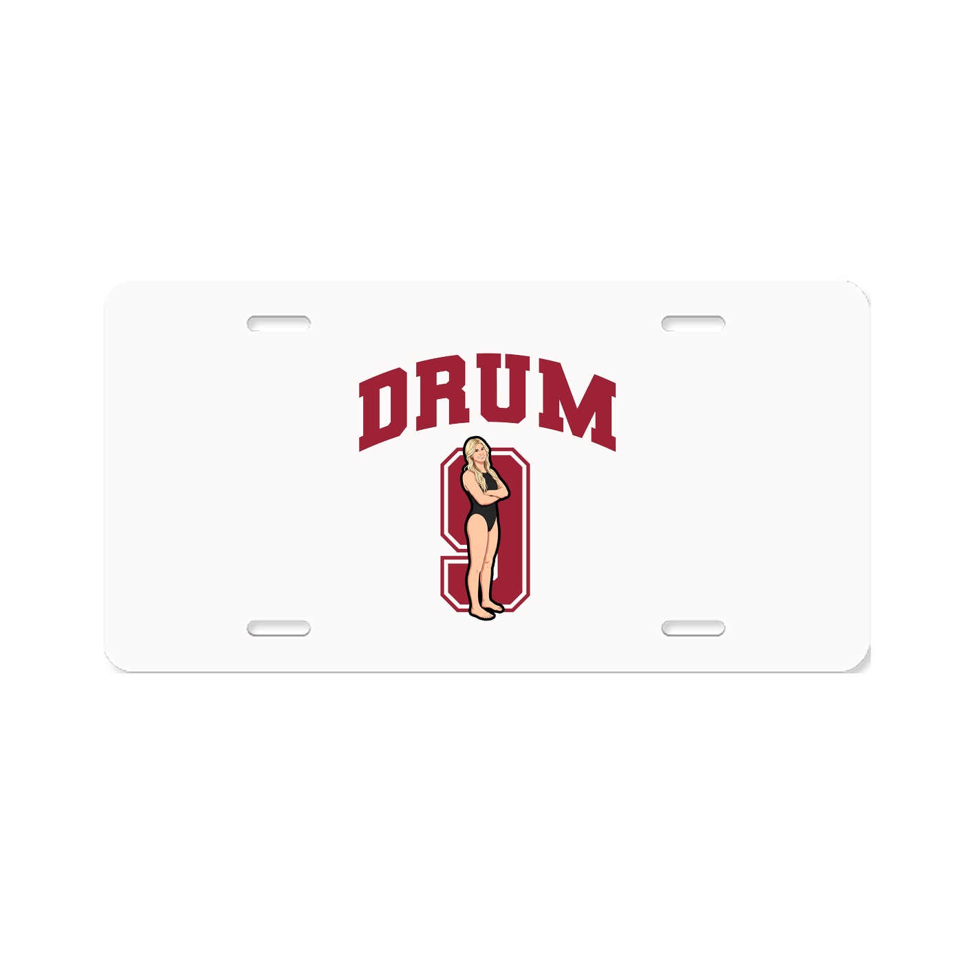 License Plate — Number in Classic