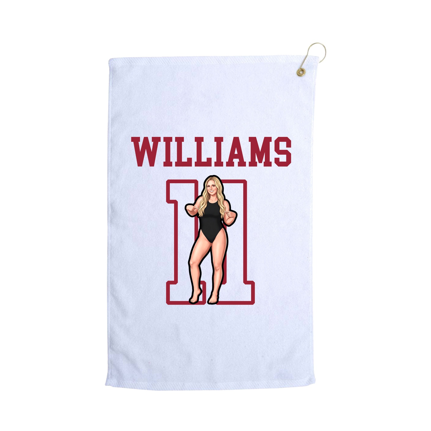 Golf Towel — Shirsey in White