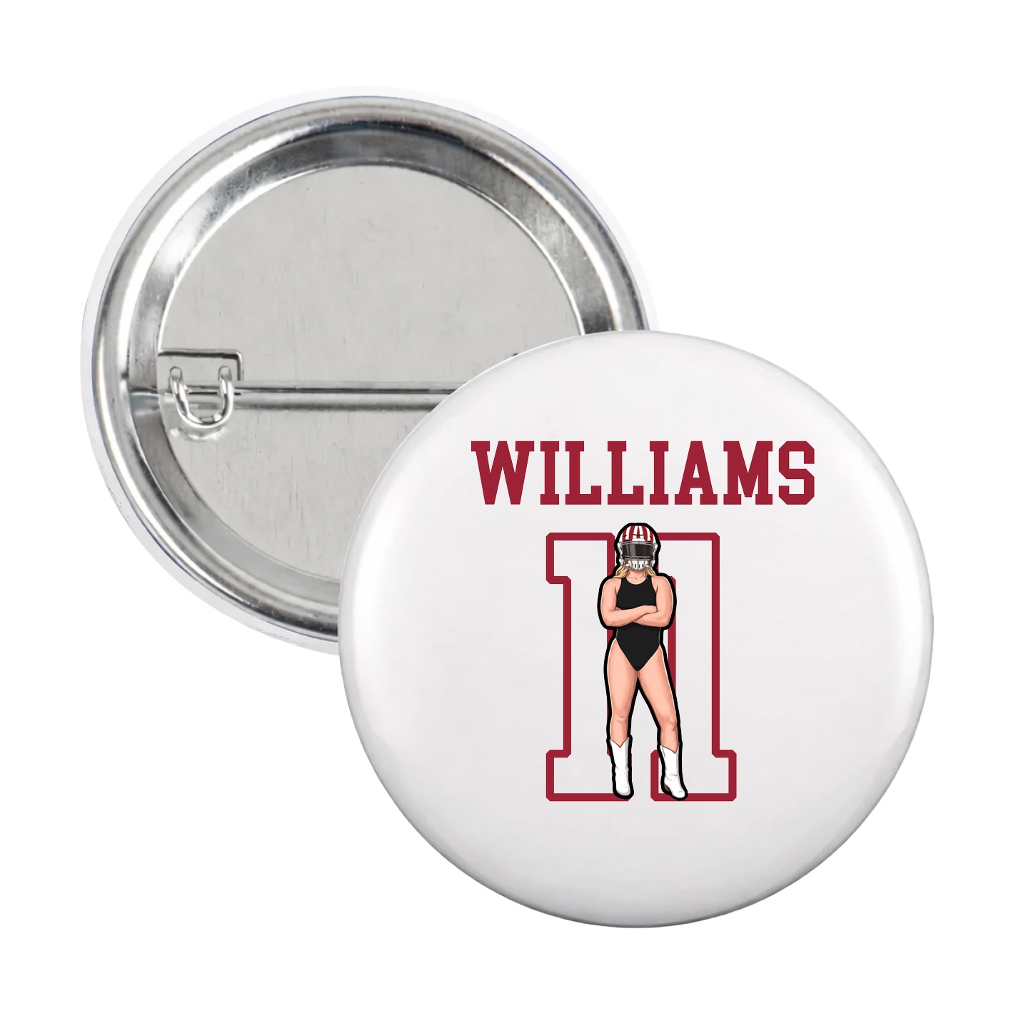 Game Day Button — Shirsey in White