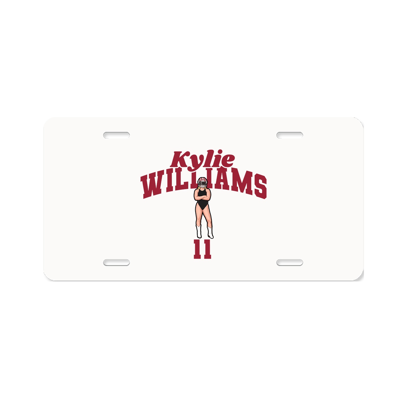 License Plate — Signature Arch in Classic