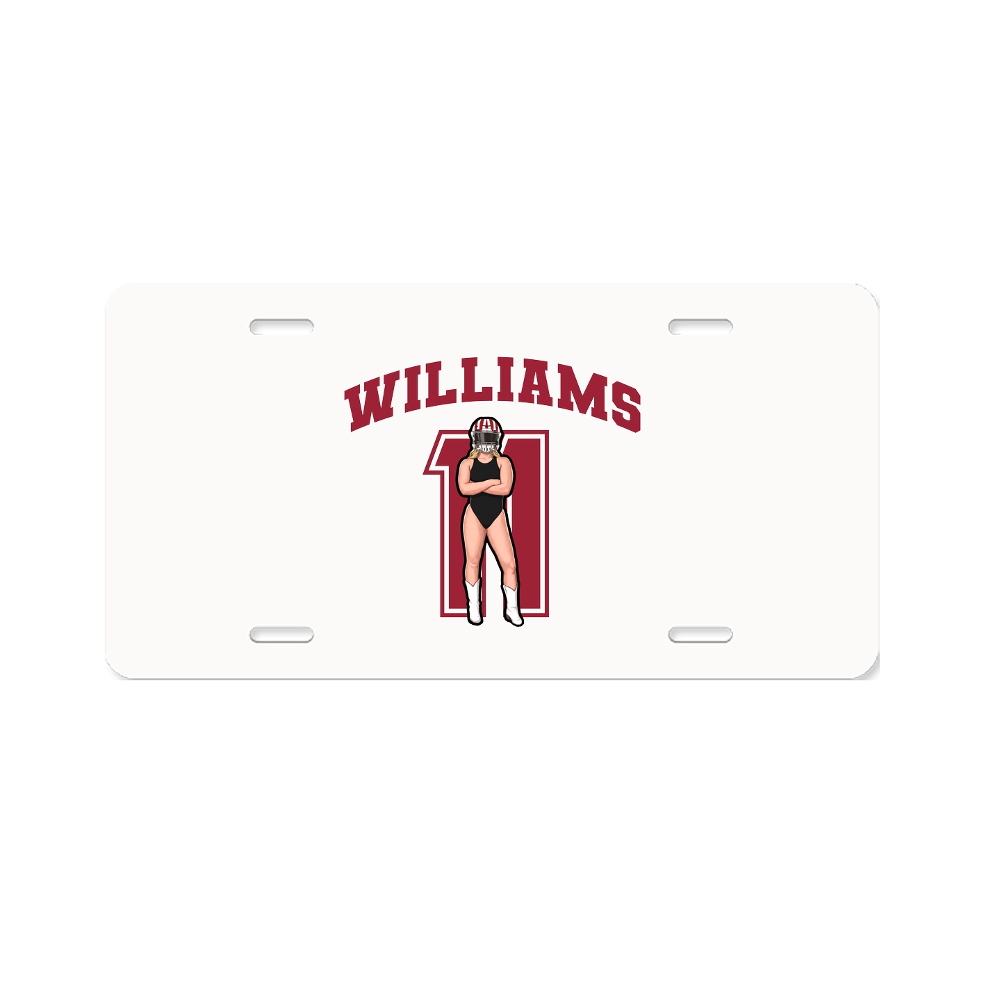 License Plate — Number in Classic