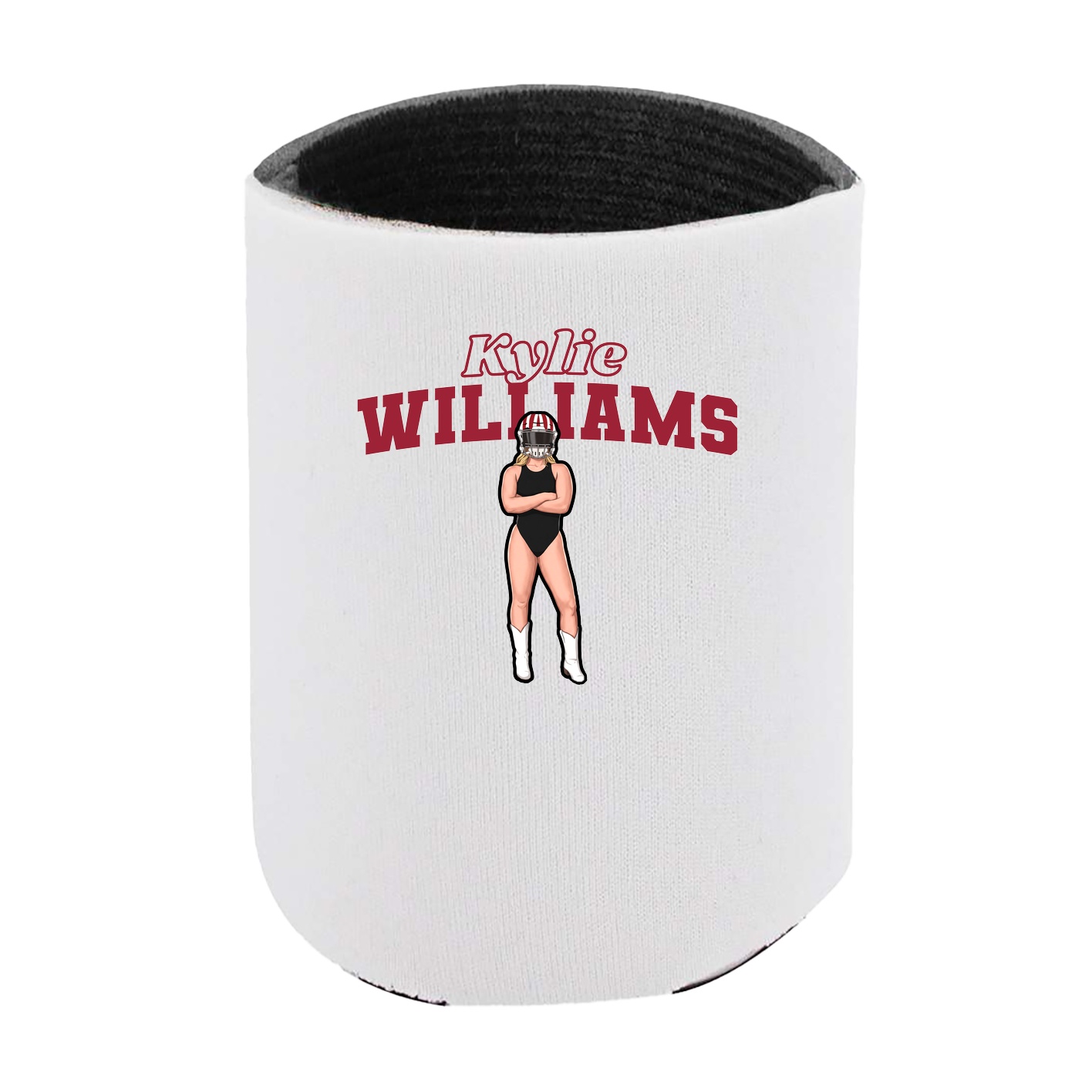 Can Holder — Name Arch in White
