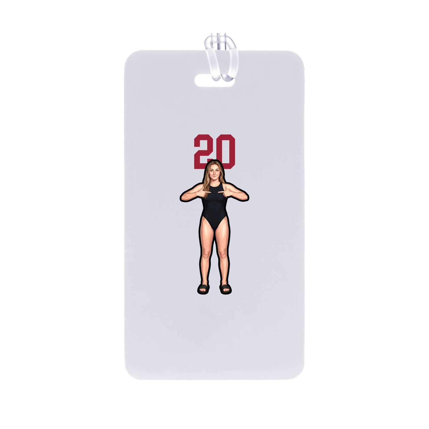 Bag Tag — Number Top in Classic