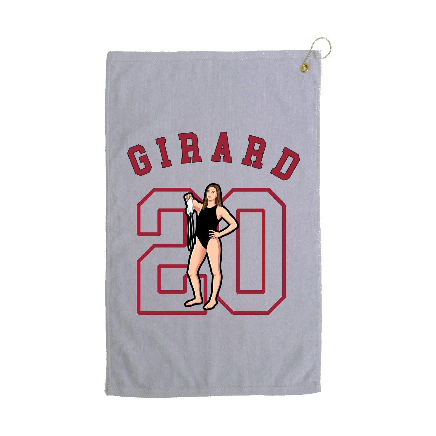 Golf Towel — Shirsey Arch in Grey