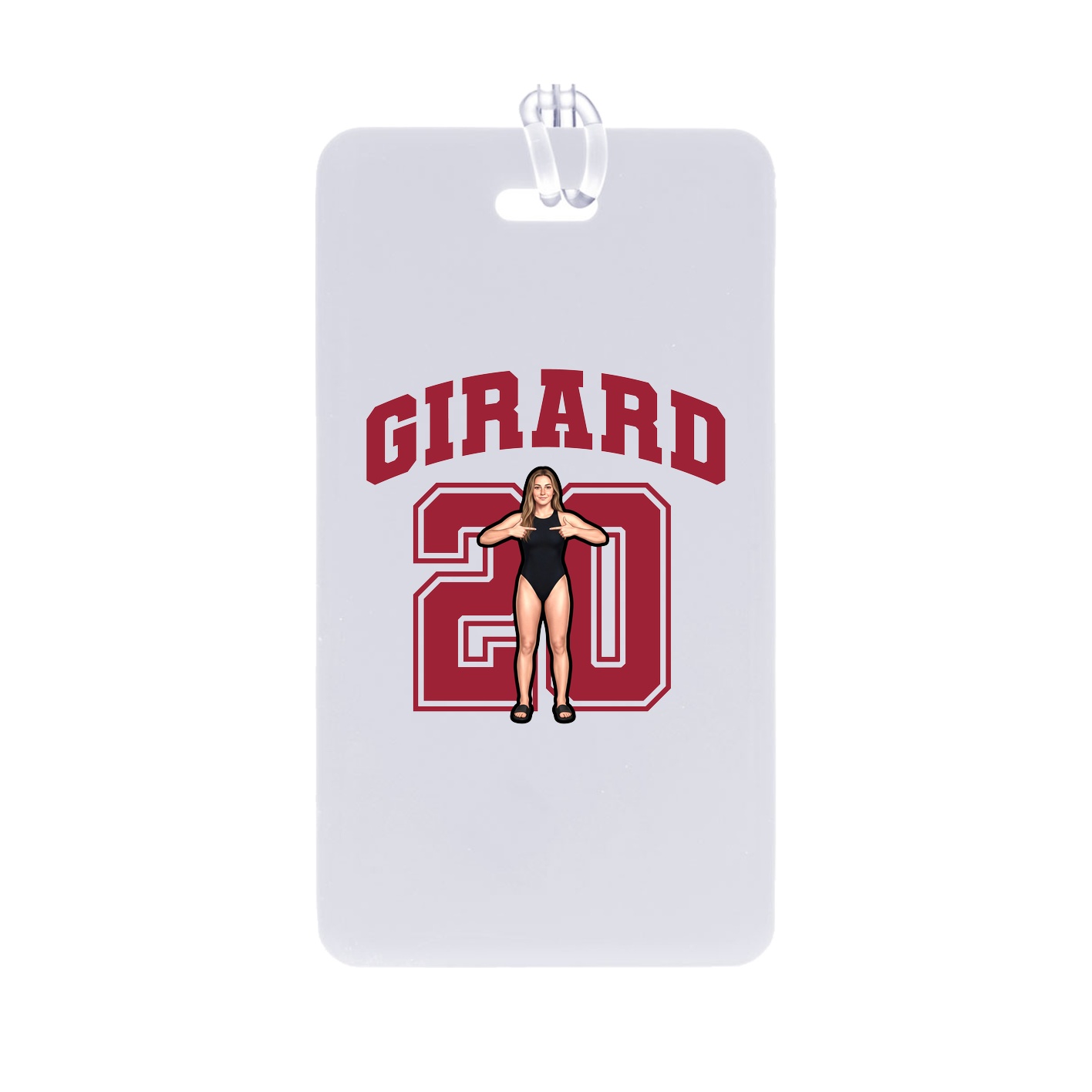 Bag Tag — Number in Classic