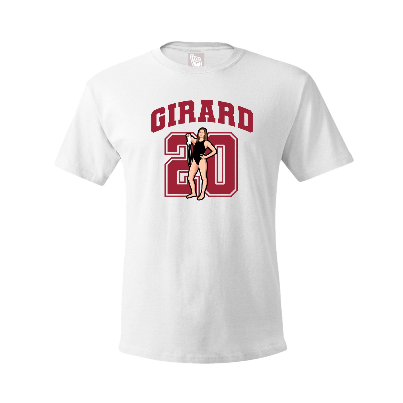 Tee — Number in White
