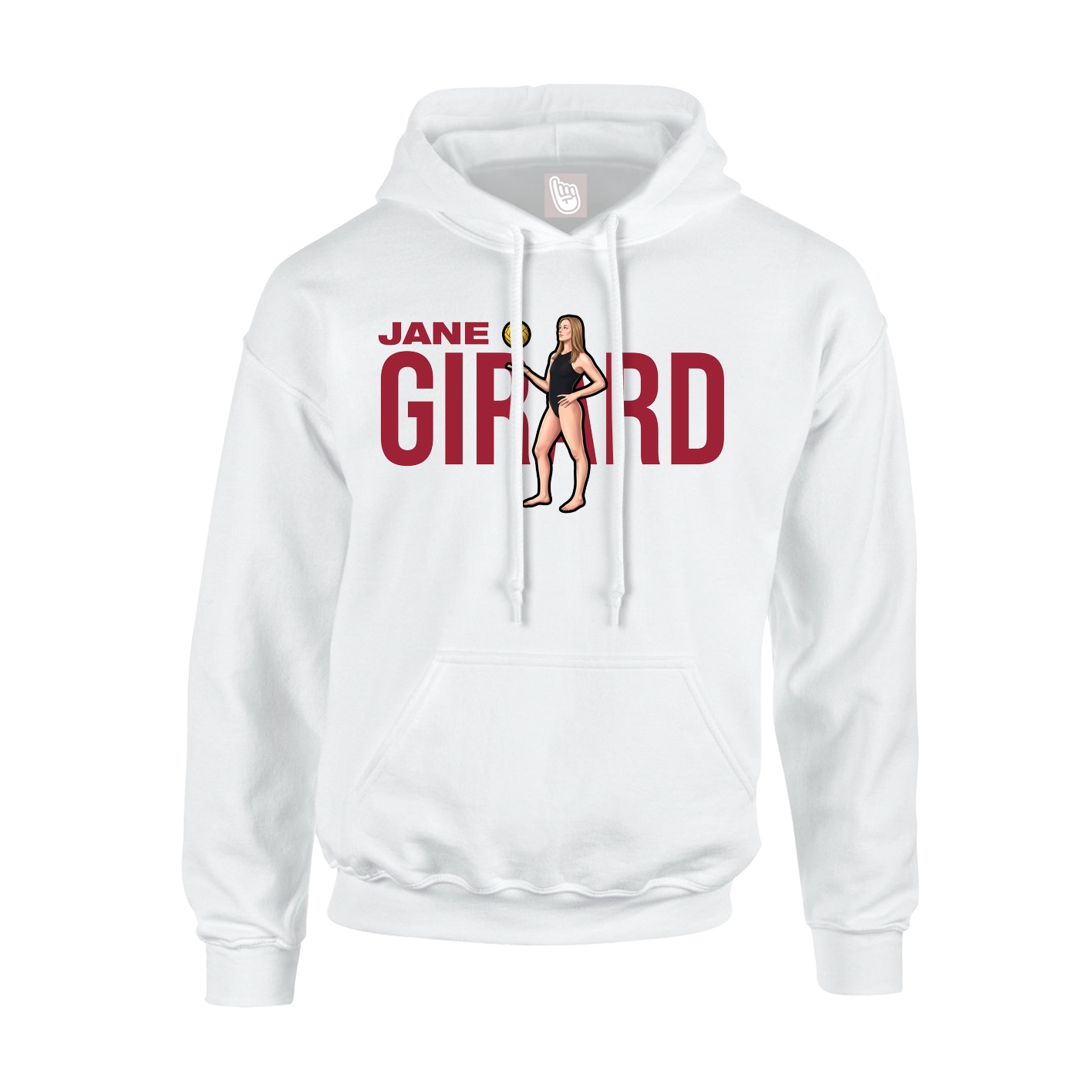 Hoodie — Player Name in White