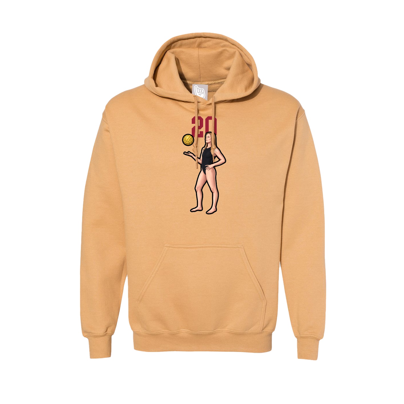 Hoodie — Number Top in Vegas Gold