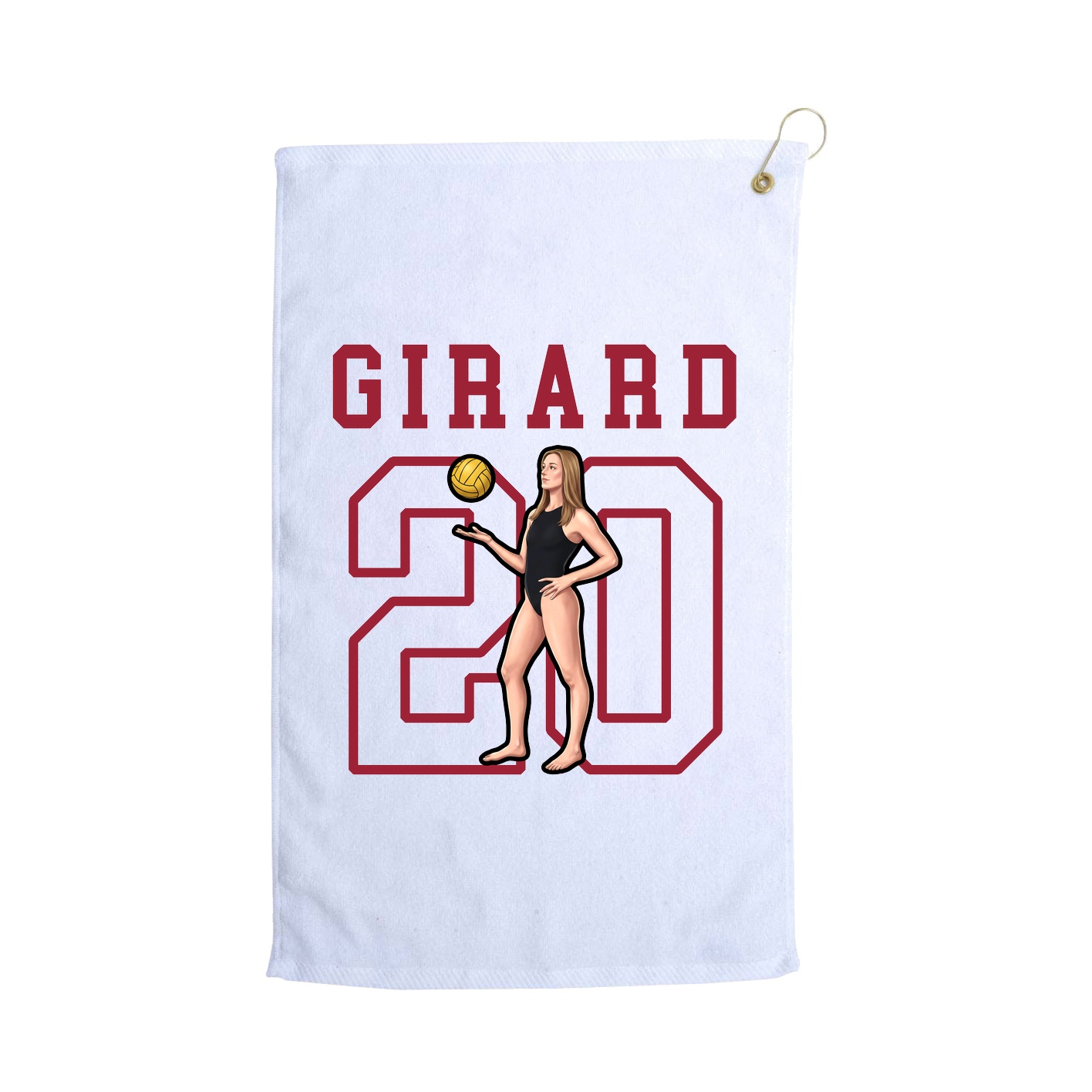 Golf Towel — Shirsey in White