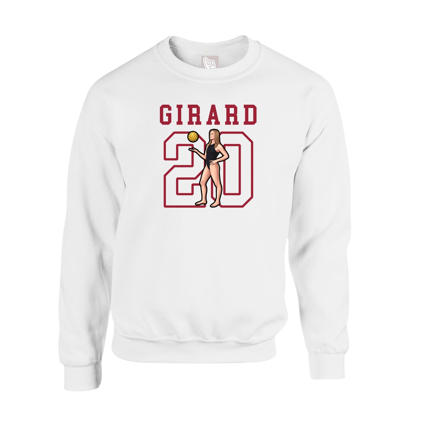 Fleece Crew — Shirsey in White