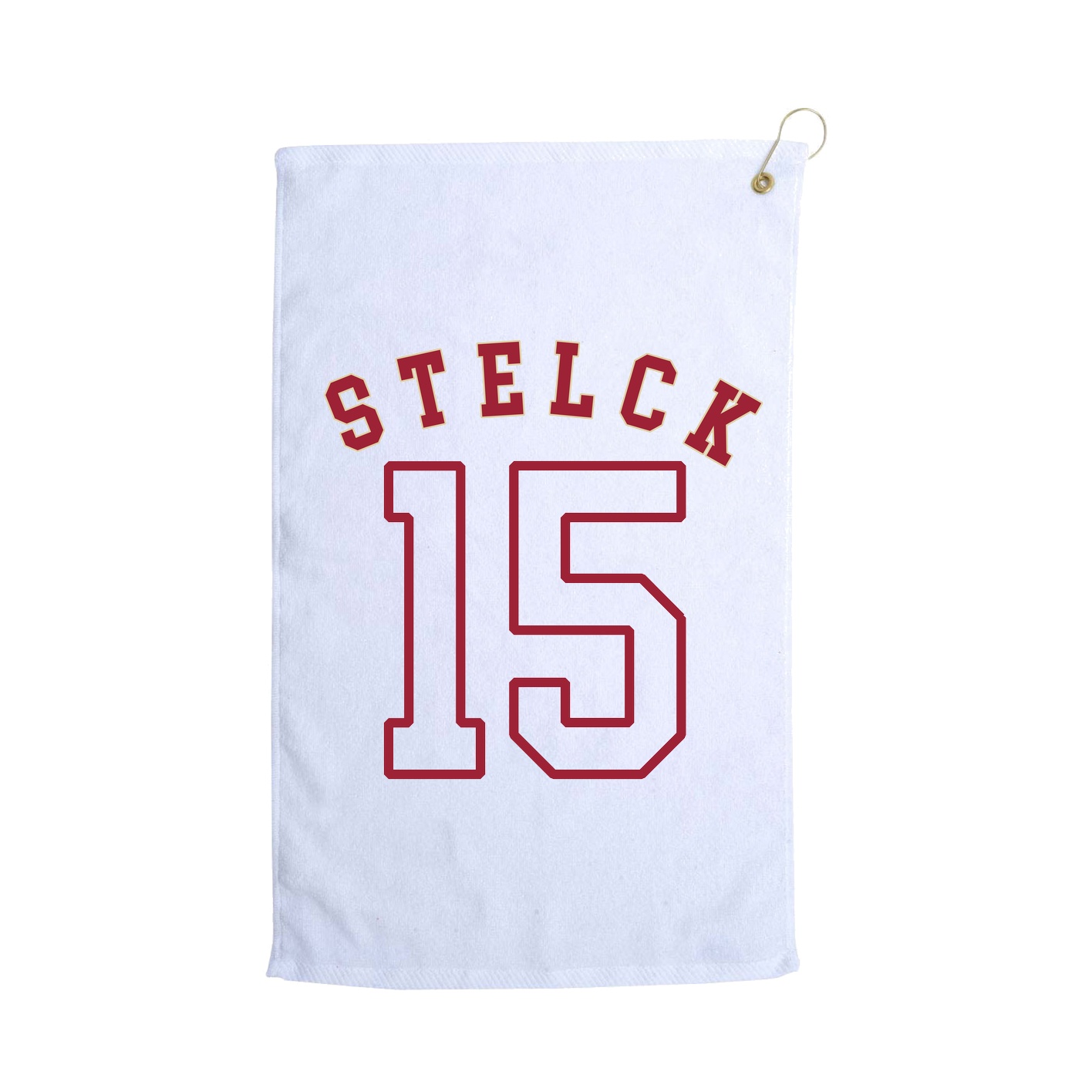 Golf Towel — Shirsey Arch in White